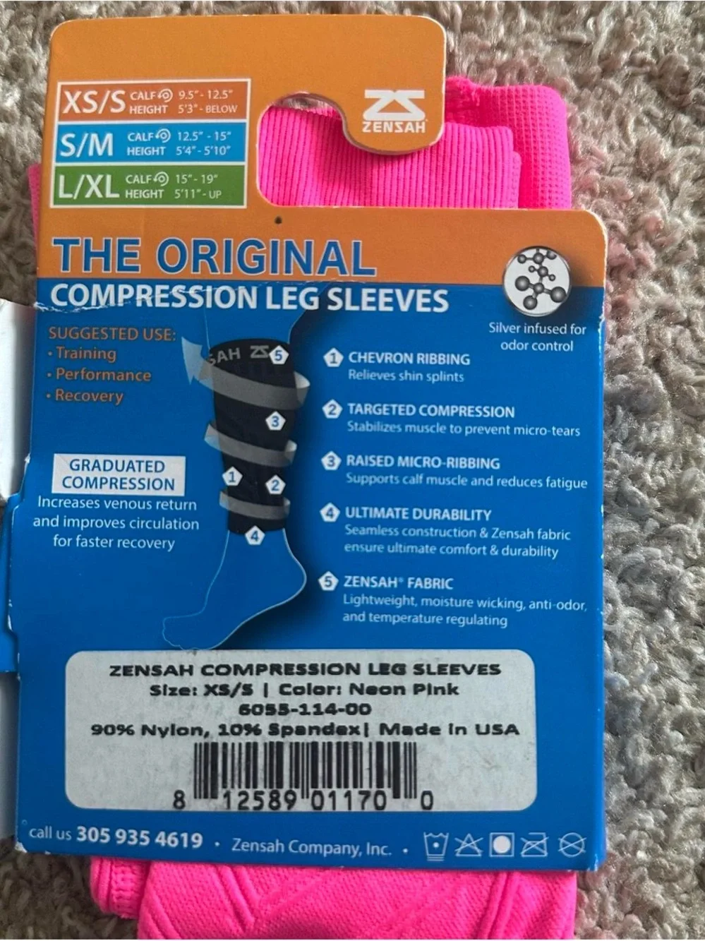 Pink Compression Leg Sleeves - NWT